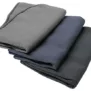 tessuto coprisedile fodere set COMPLETO auto macchiana cotone style tinta unita grigio nero blu resistente