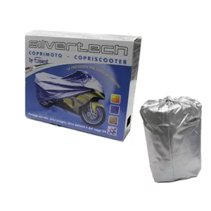 Telo Copertura Impermeabile Copriscooter e Coprimoto da 125 cc a 150 cc SILVERTECH Misura M