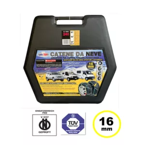 Catene da Neve 16 mm per Camper / Furgoni / Fuoristrada