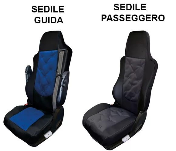 coprisedile old style vintage tessuto trapuntato camion MAN tgl tgm tgs tgx sedile seduta guida passeggero grammer cintura no incorporata