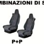 3 COMBINAZIONI DI SEDILI, IN BASE ALLA CABINA DEL CAMION